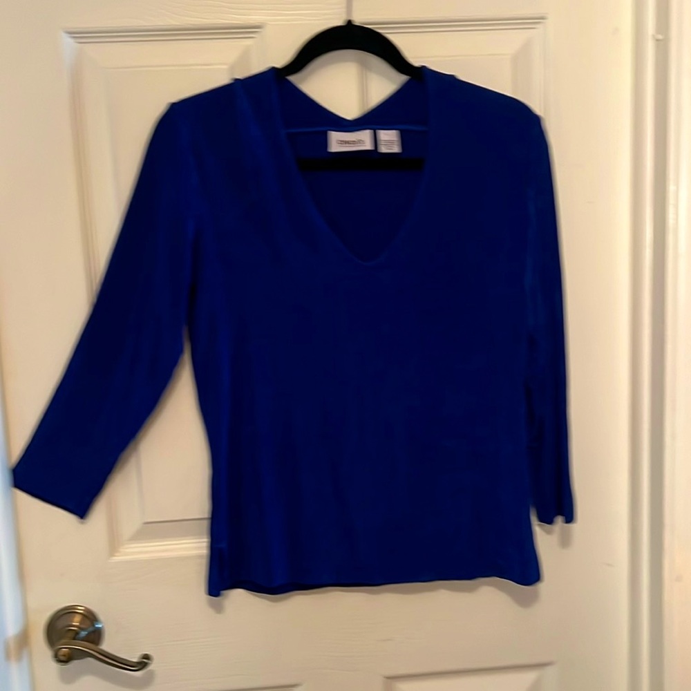Chicos travelers top with jacket
